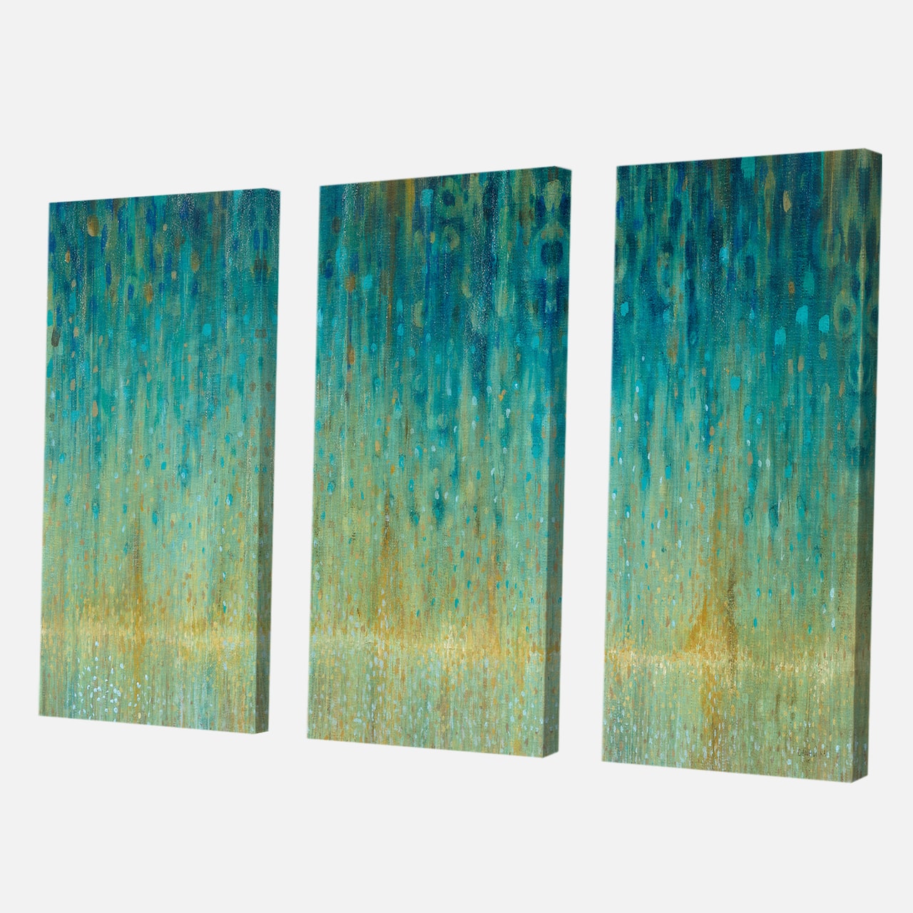 Designart - Rain Abstract Panel - Modern Premium Canvas Wall Art